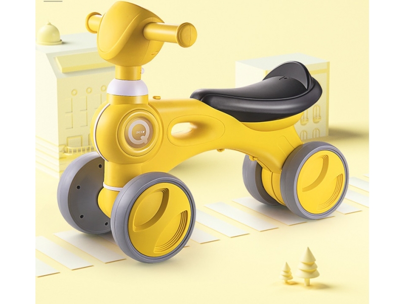 Minibicicleta pentru copii AliBibi cu 4 roti, fara pedale