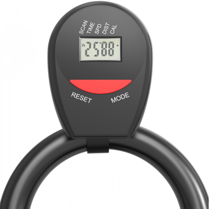 Bicicleta spinning BodyFit SB1500, afisaj electronic, volanta 7 kg, suport tableta