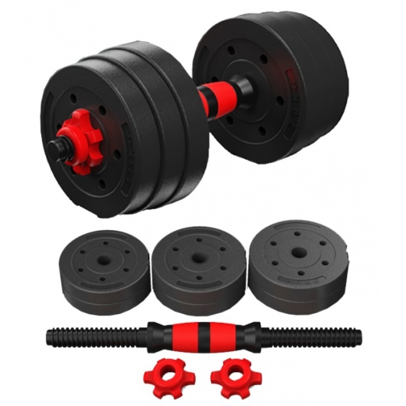 Set gantera reglabila BodyFit BGR10 10 kg