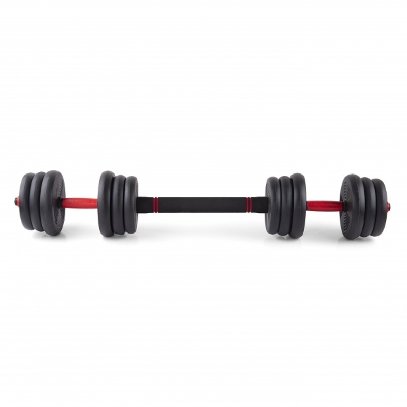 Gantera reglabila kettlebell FitTronic 6 in 1 de 30 kg KF30, cu o multitudine de combinatii posibile