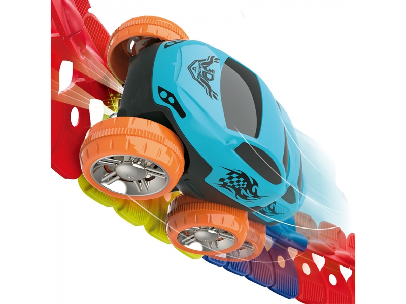 Pista de masini AliBibi cu doua masinute incluse