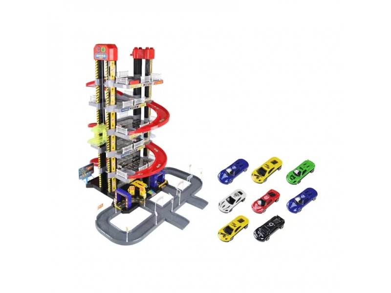 Pista de masini AliBibi supraetajata, cu lift, masinute si spalatorie auto inclue