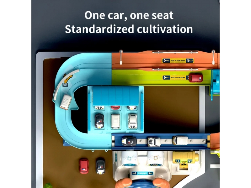 Pista de masini cu volan si sunete AliBibi