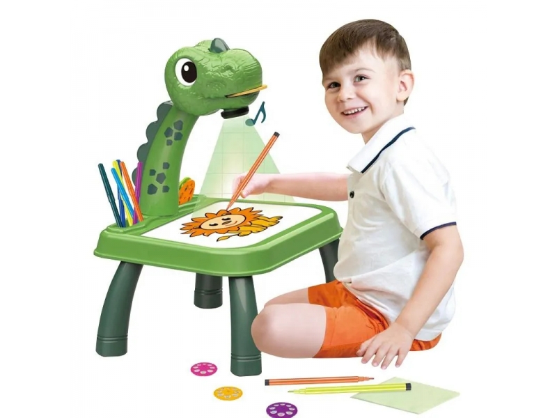 Pupitru multifunctional AliBibi Dino, cu muzica si lumini