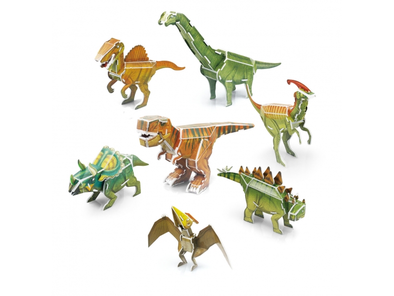 Puzzle 3D Dinozaur AliBibi, 62 piese