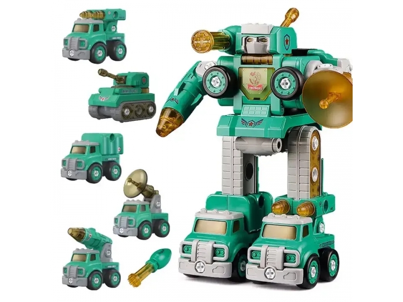 Robot 5 in 1 AliBibi, 90 piese incluse