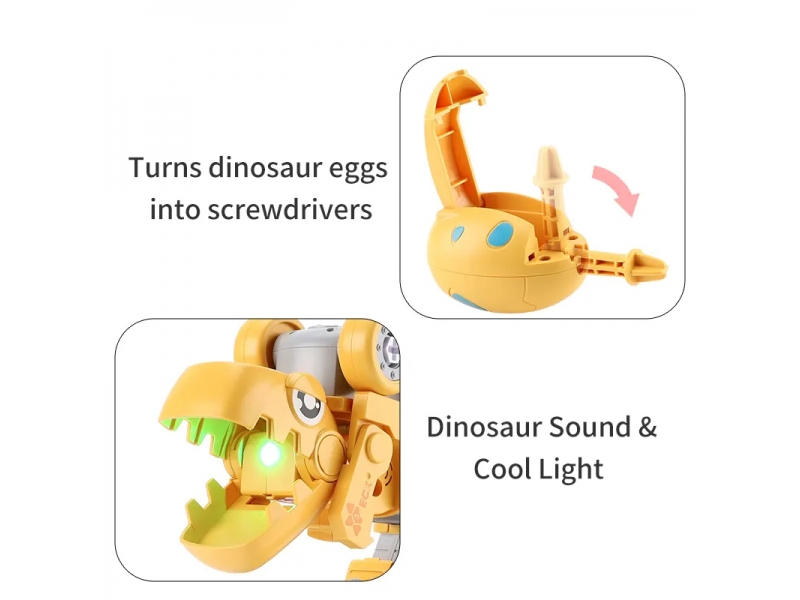 Robot 5 in 1 AliBibi Dino cu lumini si sunete