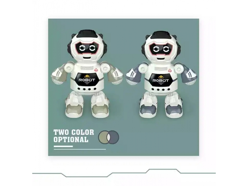 Robot AliBibi cu lumini, muzica si dans