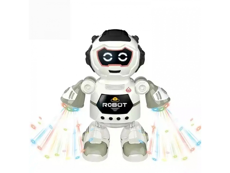 Robot AliBibi cu lumini, muzica si dans