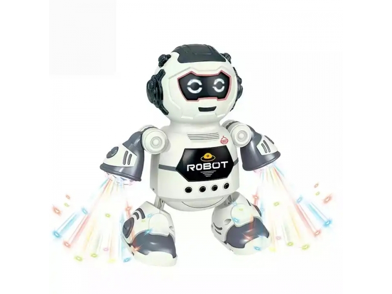 Robot AliBibi cu lumini, muzica si dans
