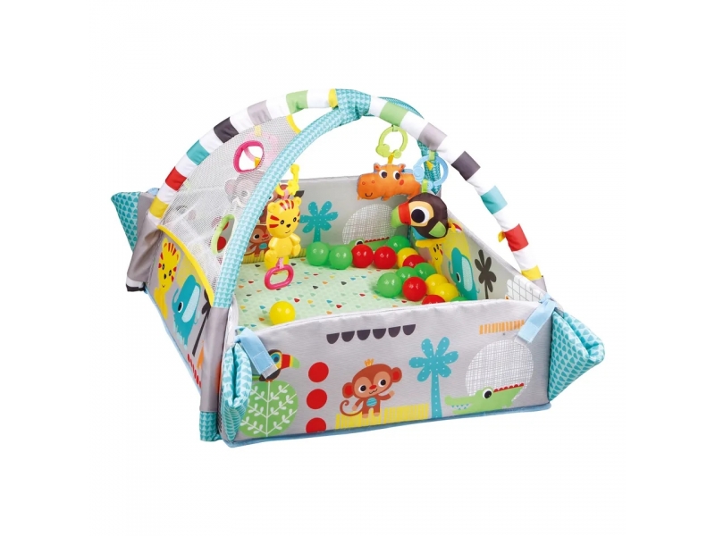 Saltea activitati si tarc cu mingi 3 in 1 AliBibi