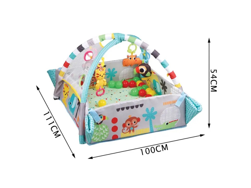 Saltea activitati si tarc cu mingi 3 in 1 AliBibi