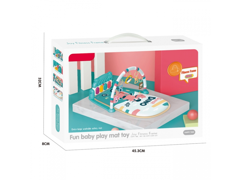 Saltea de joaca Baby Piano Dino AliBibi cu accesorii muzicale