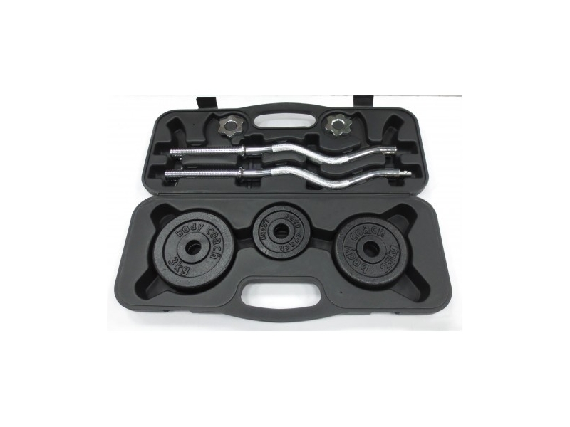 Set bara ondulata cu greutati LA Sports 18126