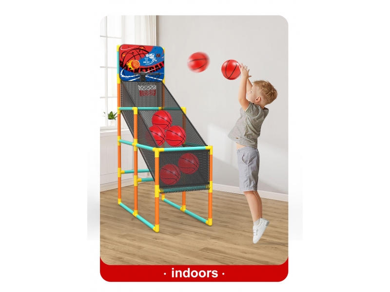 Set baschet AliBibi cu plasa pentru minge