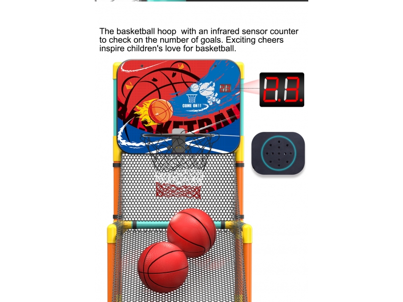 Set baschet AliBibi cu plasa pentru minge