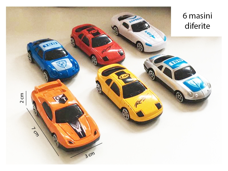 Set camion cu 6 masinute incluse AliBibi 