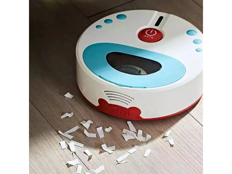 Set de curatenie AliBibi, cu mop, aspirator robot, aspirator vertical si alte accesorii