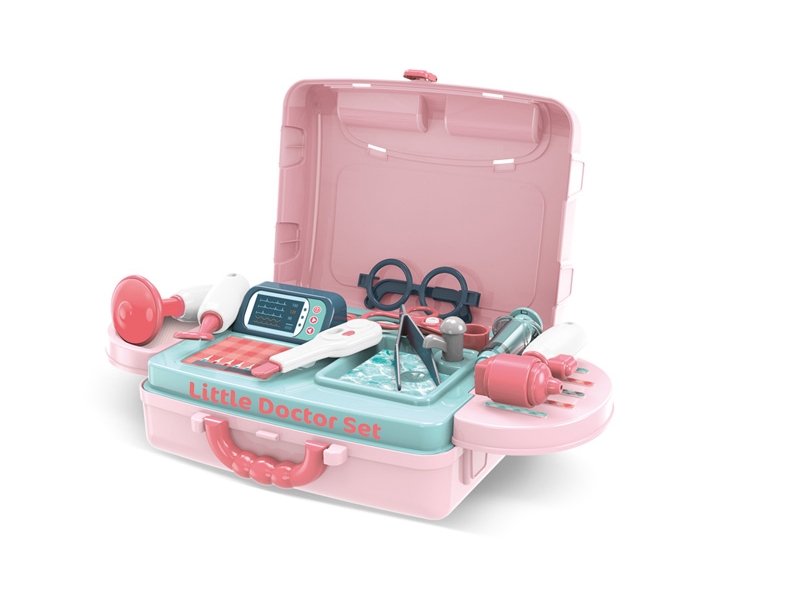 Set de joaca doctor 3 in 1 pentru copii AliBibi, 24 de piese