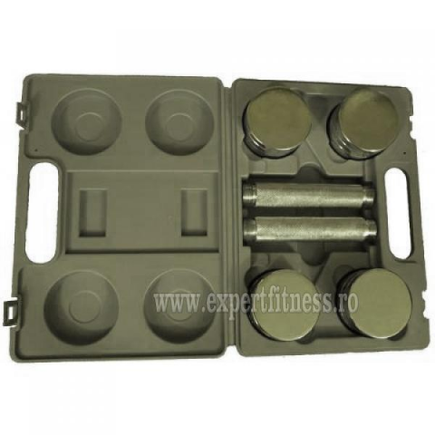 Set gantere reglabile Active 2 x 2.5 kg 