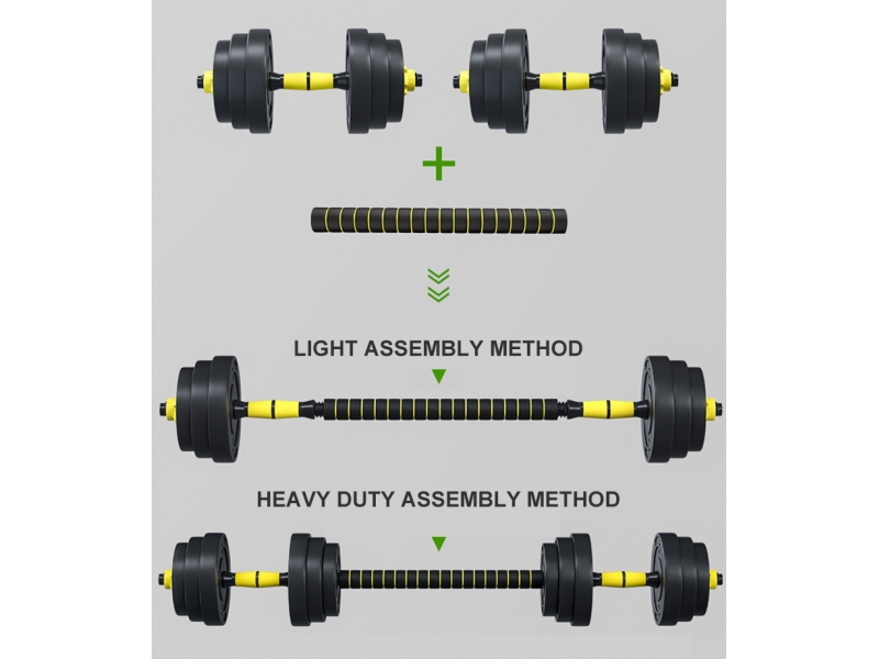 Set gantere reglabile FitTronic 30 kg FG30