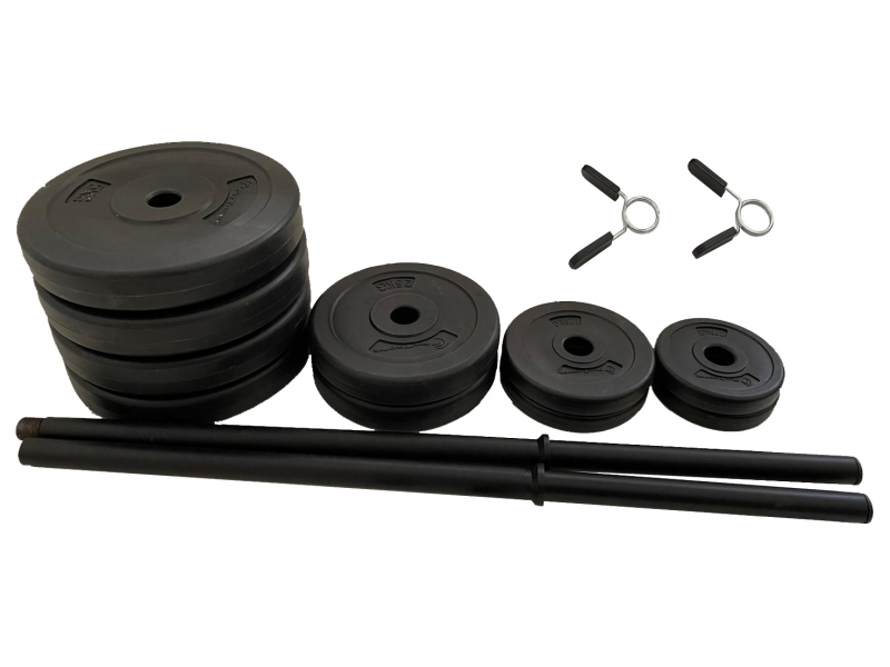 Set haltera si gantere FitTronic 50 kg GR50