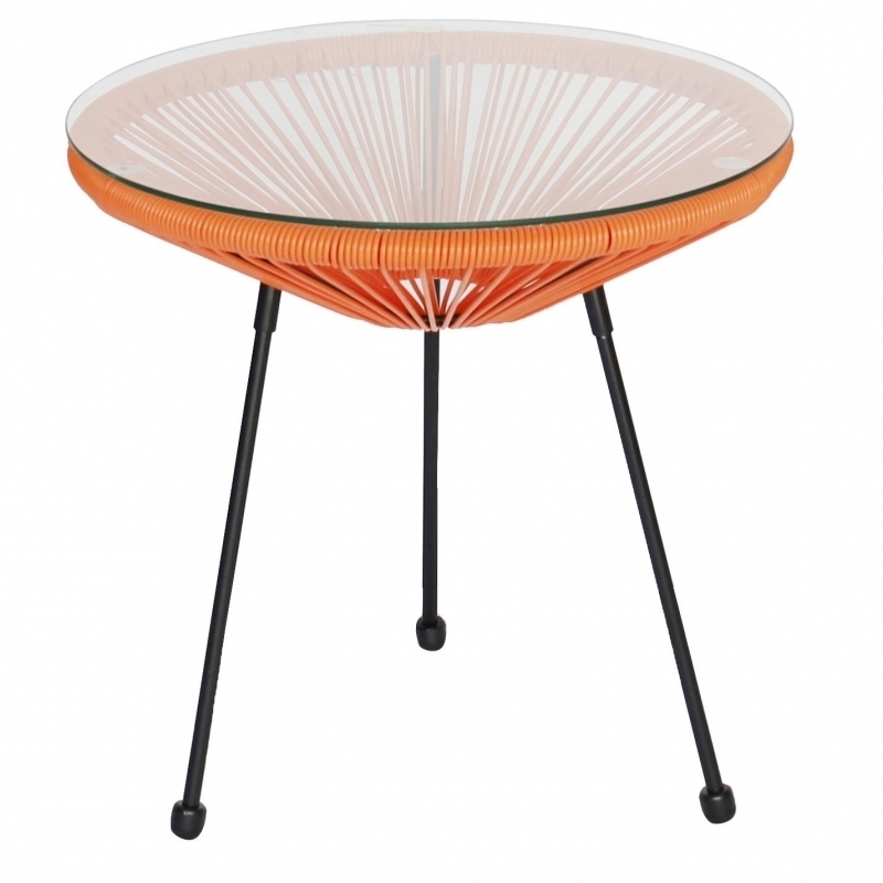 Set masa si scaune tip ou DeHome Jardin A13, 2 fotolii, masa, design modern