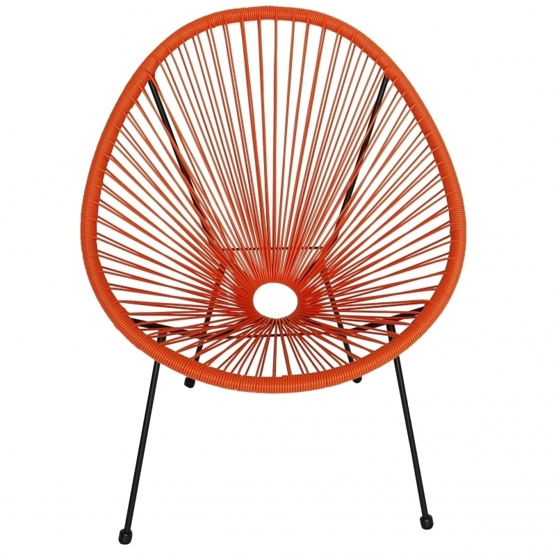 Set masa si scaune tip ou DeHome Jardin A13, 2 fotolii, masa, design modern