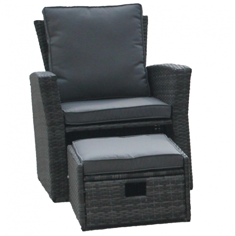 Set mobilier de gradina DeHome MG600, canapea, fotolii si masuta incluse