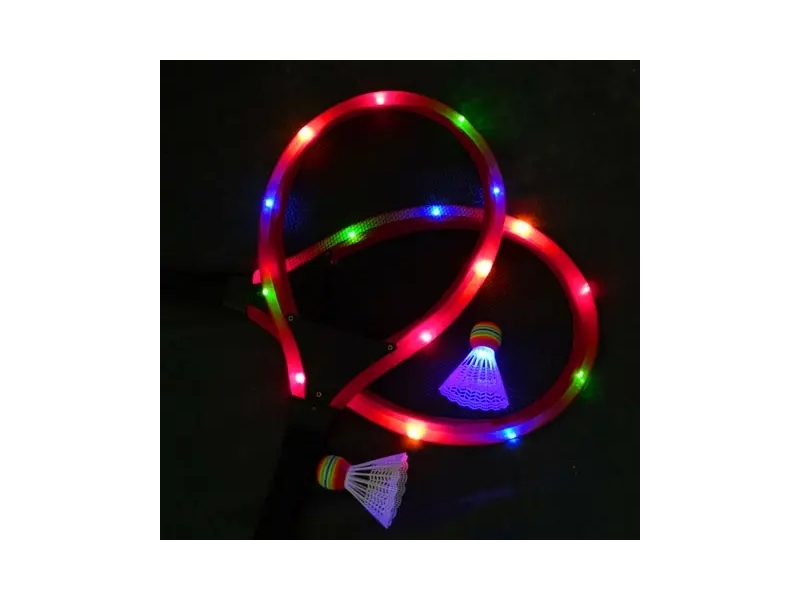 Set rachete badminton cu lumini AliBibi