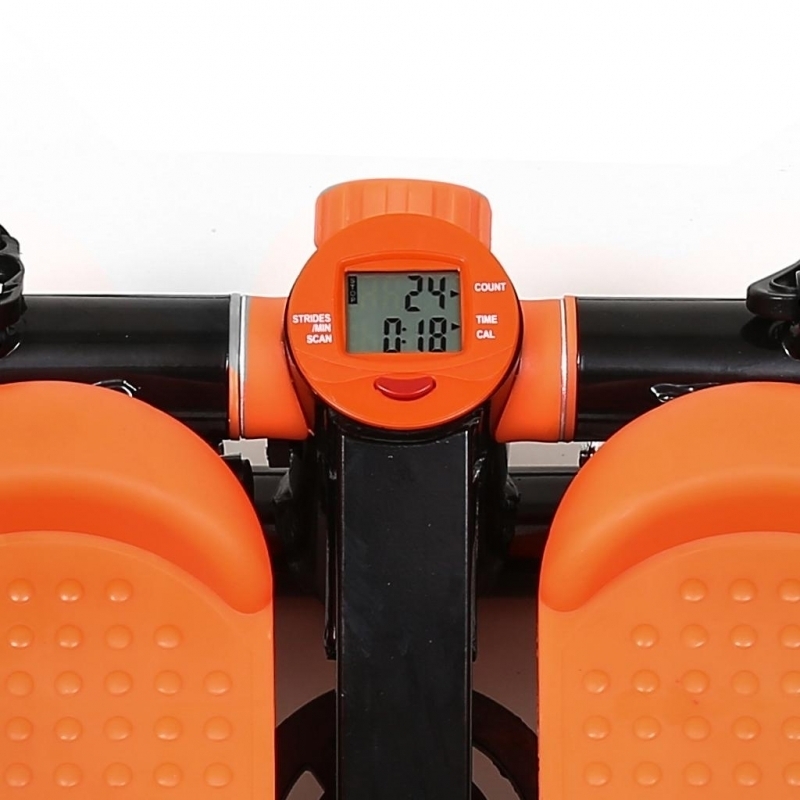 Stepper FitTronic S102, afisaj electronic, corzi pentru antrenamentul bratelor