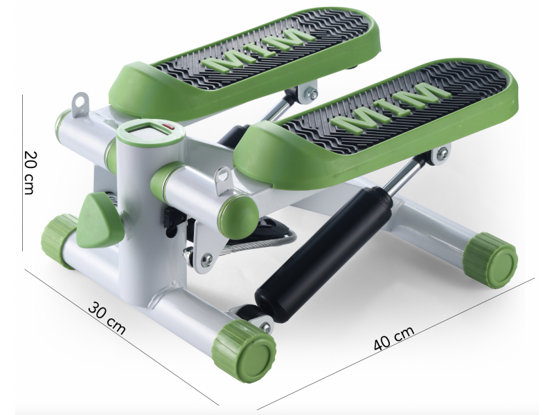 Stepper FitTronic S120, afisaj, corzi elastice pentru antrenamentul bratelor