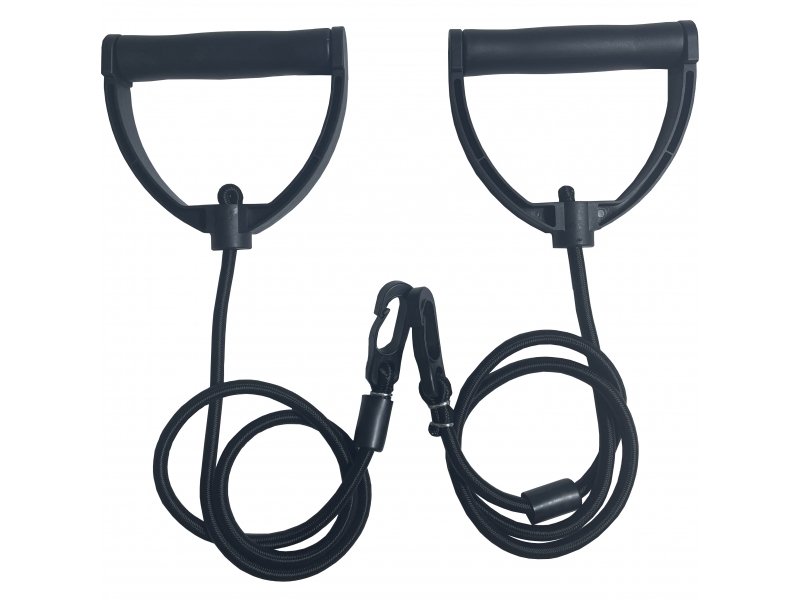 Stepper FitTronic S120, afisaj, corzi elastice pentru antrenamentul bratelor