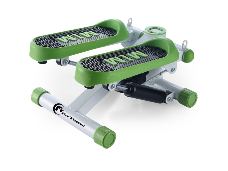 Stepper FitTronic S120, afisaj, corzi elastice pentru antrenamentul bratelor