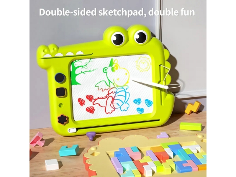 Tabla magnetica 2 in 1 AliBibi Croco