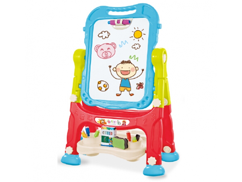 Tabla magnetica de scris si desenat cu doua fete Alibibi