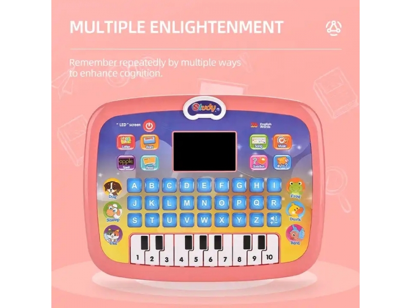 Tableta AliBibi Invatam limba engleza, albastra