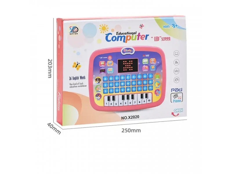 Tableta AliBibi Invatam limba engleza, albastra