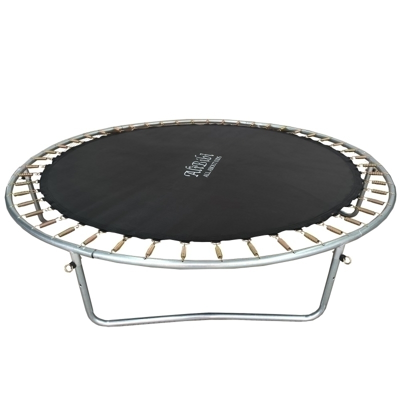 Trambulina AliBibi Fun 506, albastra, diametru 183 cm ( 6 FT ), plasa de siguranta, scara inclusa, plasa rezistenta UV, structura metal