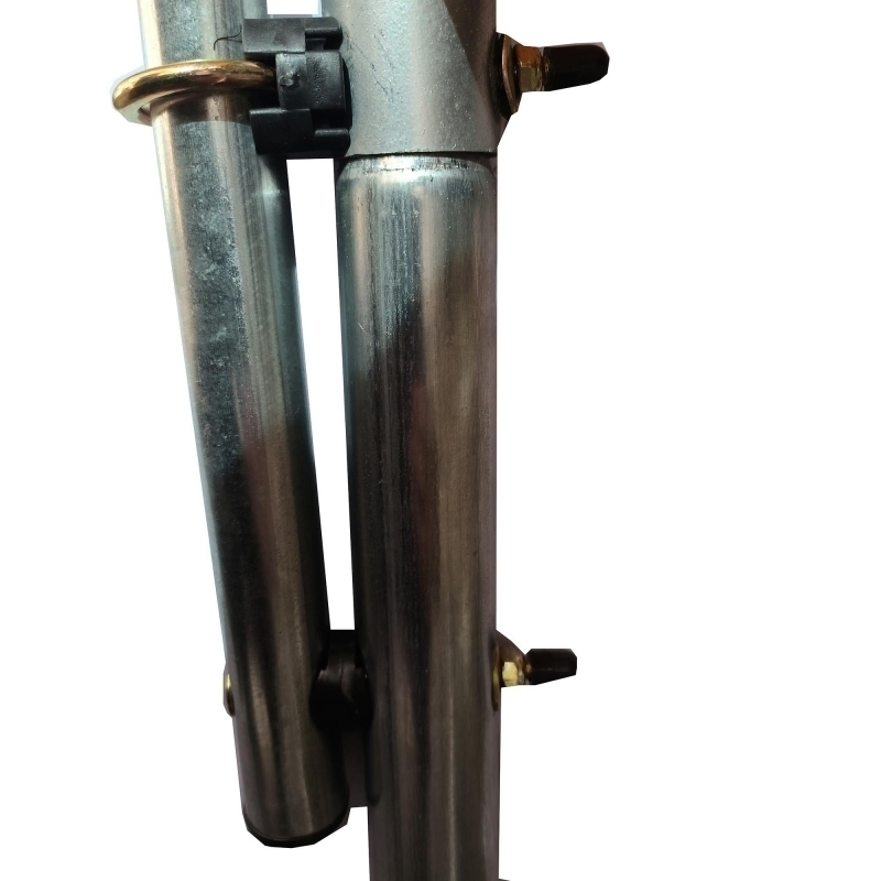 Trambulina AliBibi Fun 510, albastra, diametru 305 cm ( 10 FT ), plasa de siguranta, scara inclusa, plasa rezistenta UV, structura metal