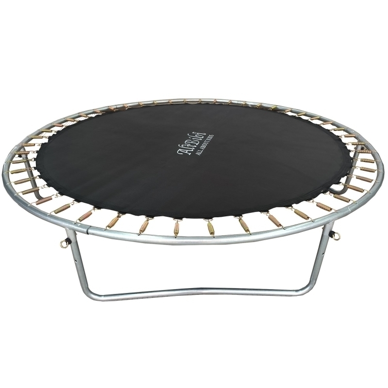 Trambulina AliBibi Fun 610, verde, diametru 305 cm ( 10 FT ), plasa de siguranta, scara inclusa, plasa rezistenta UV, structura metal