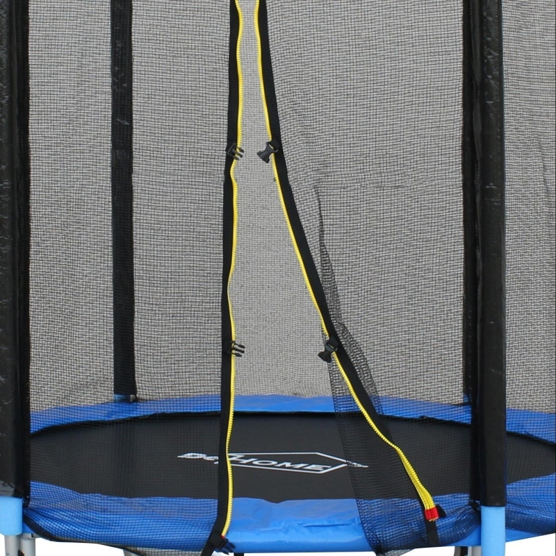 Trambulina DeHome, diametru Jumper 1006, diamentru 183 cm (6 FT), plasa de siguranta, plasa rezistenta UV, structura metal