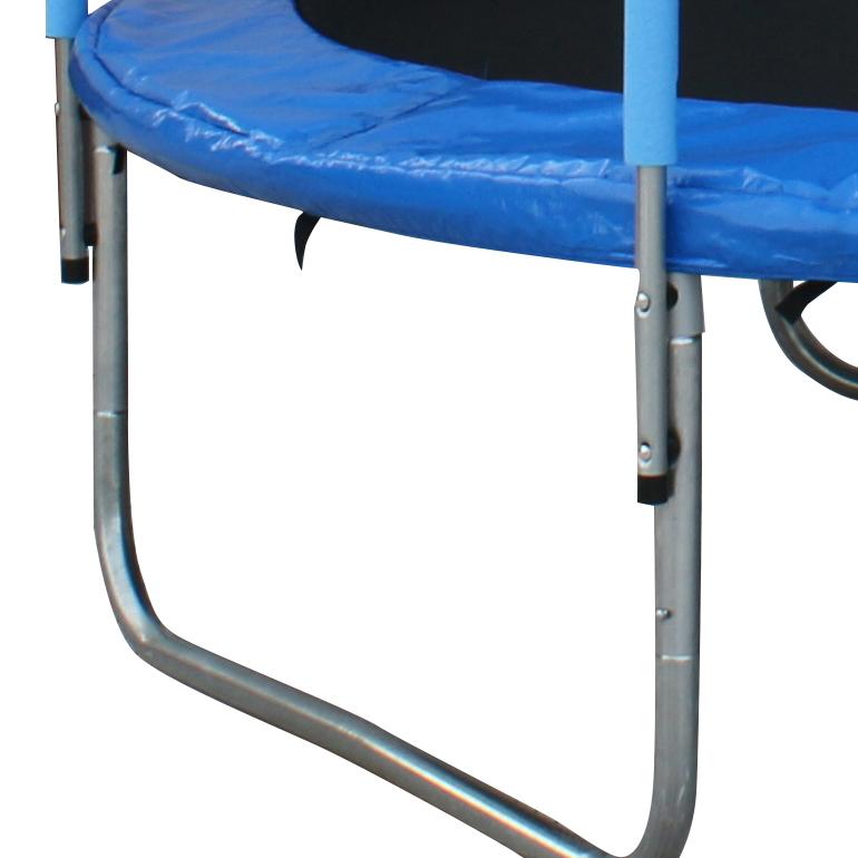 Trambulina DeHome Jumper 1008, diametru 244 cm ( 8 FT ), plasa de siguranta, plasa rezistenta UV, structura metal