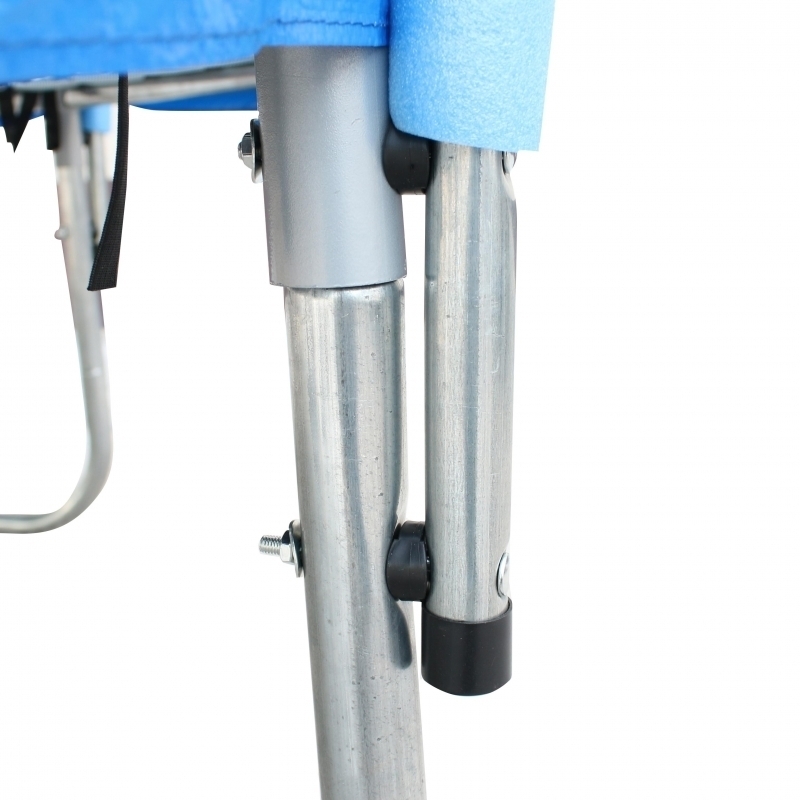 Trambulina DeHome Jumper 3006, diametru 183 cm ( 6 FT ), stalpi curbati tip pampkin, plasa de siguranta, plasa rezistenta UV, structura metal