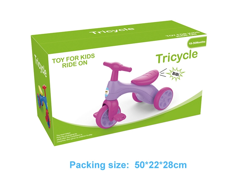 Tricicleta AliBibi cu pedale si portbagaj