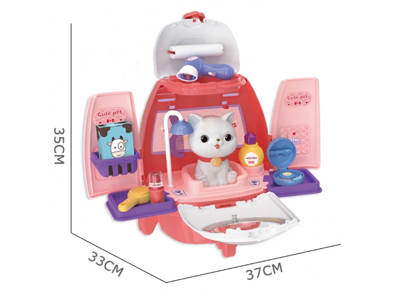 Trusa de machiaj si accesorii pentru animale de companie AliBibi