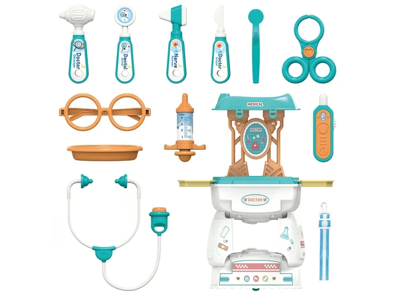 Trusa doctor 2 in 1 AliBibi, tip masa de lucru si masinuta