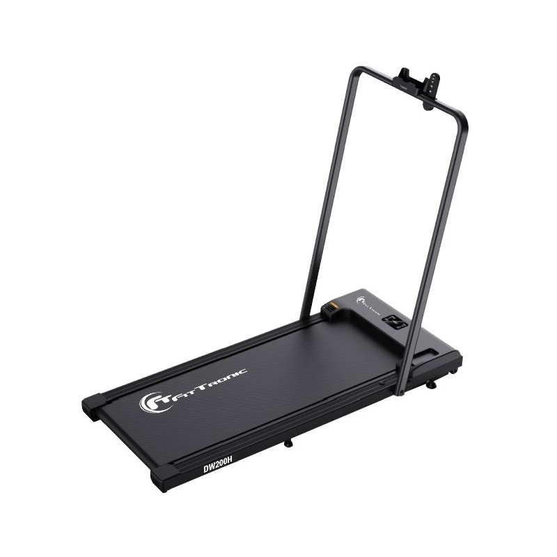 Banda de alergare FitTronic Delta Walk 200H, motor 2 CP, greutate maxima 100 kg, viteza maxima 6 km/h, dimensiune redusa, telecomanda, usor de depozitat