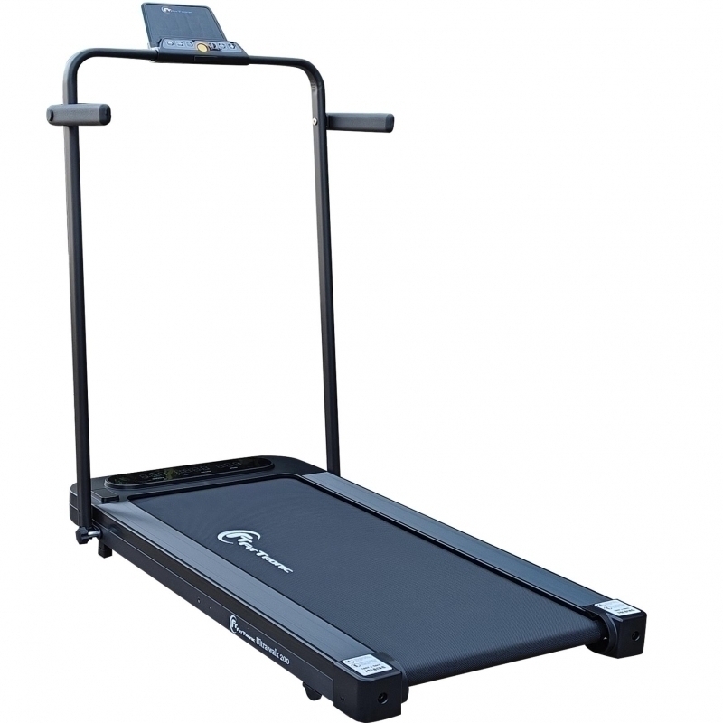 Banda de alergare electrica FitTronic Ultra Walk 200, motor 1.75 CP, design compact, telecomanda, viteza pana la 8 km/h, greutate suportata 100kg, afisaj LED, 12 programe de antrenament