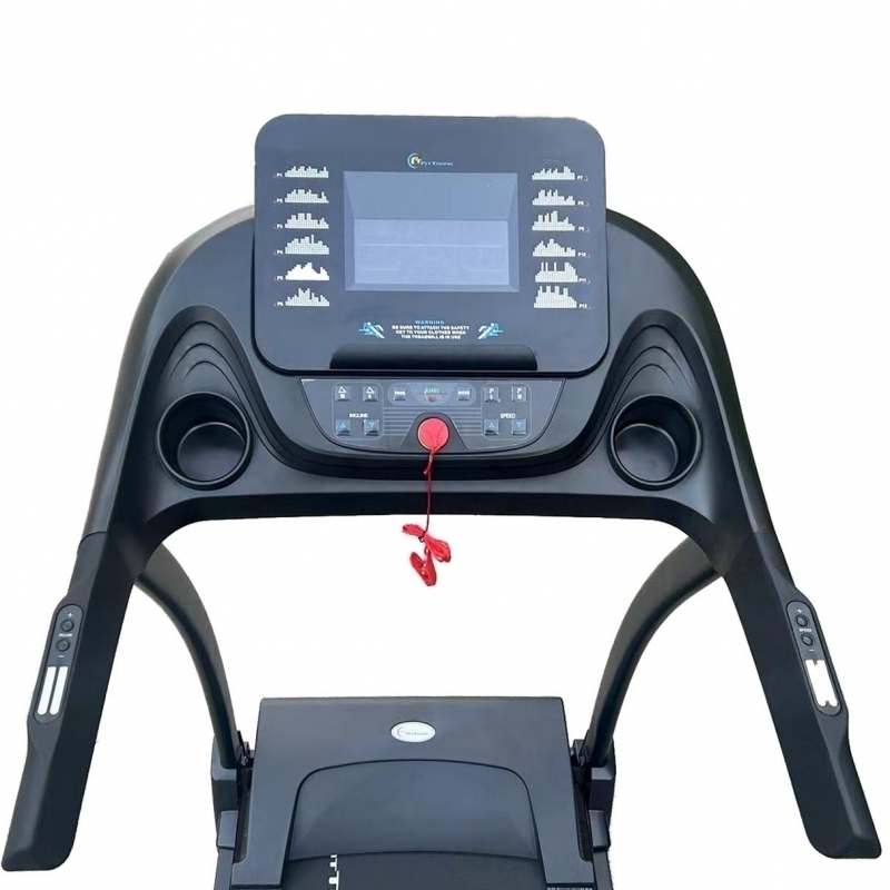 Banda de alergare electrica FitTronic Ultra 5000 motor 2.5 CP, inclinatie electrica 15%, greutate suportata 130 kg, aplicatia Fitshow App, intrare MP3, conectare bluetooth